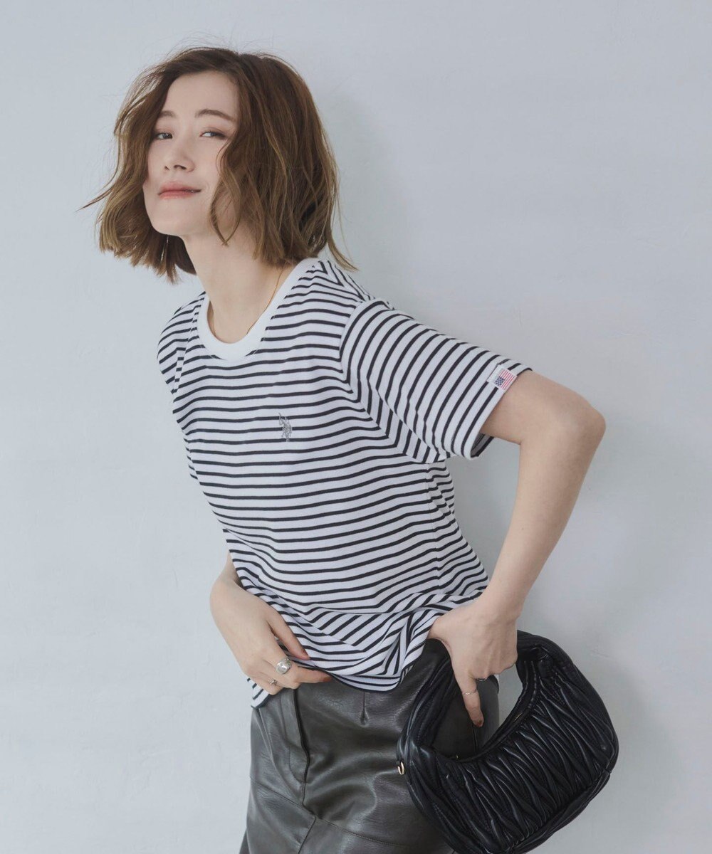 WEGO 【SMLサイズ展開】U.S. POLO ASSN.別注コンパクトTシャツ 