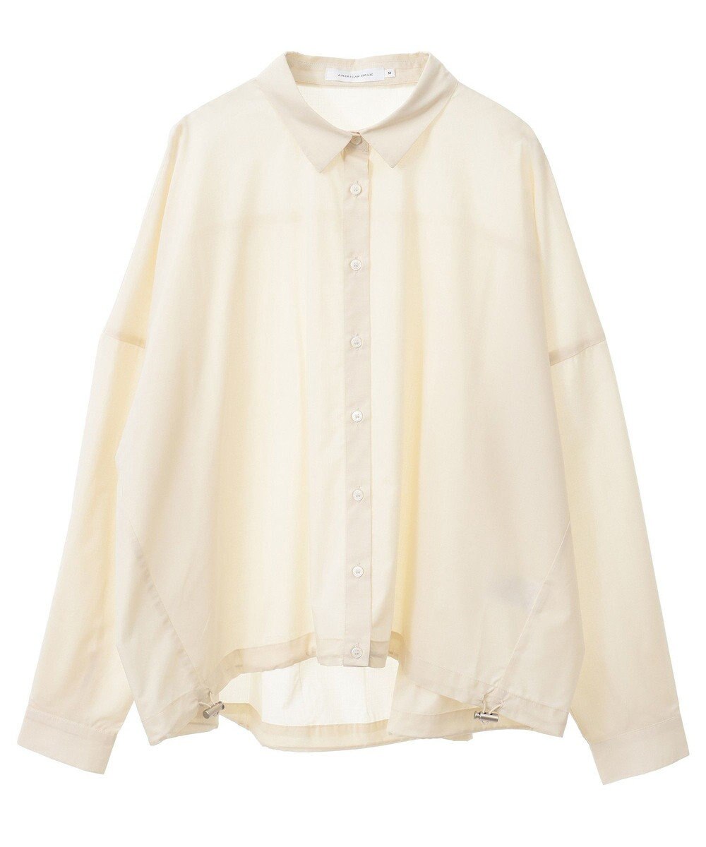 AMERICAN HOLIC シアードローコードシャツ 