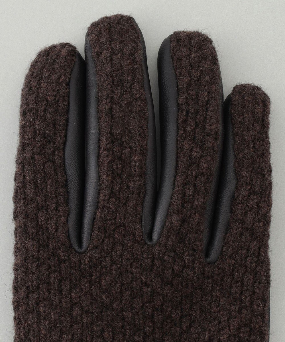 GOTAIRIKU 【スマホ対応】鹿の子×シープレザーコンビグローブ 