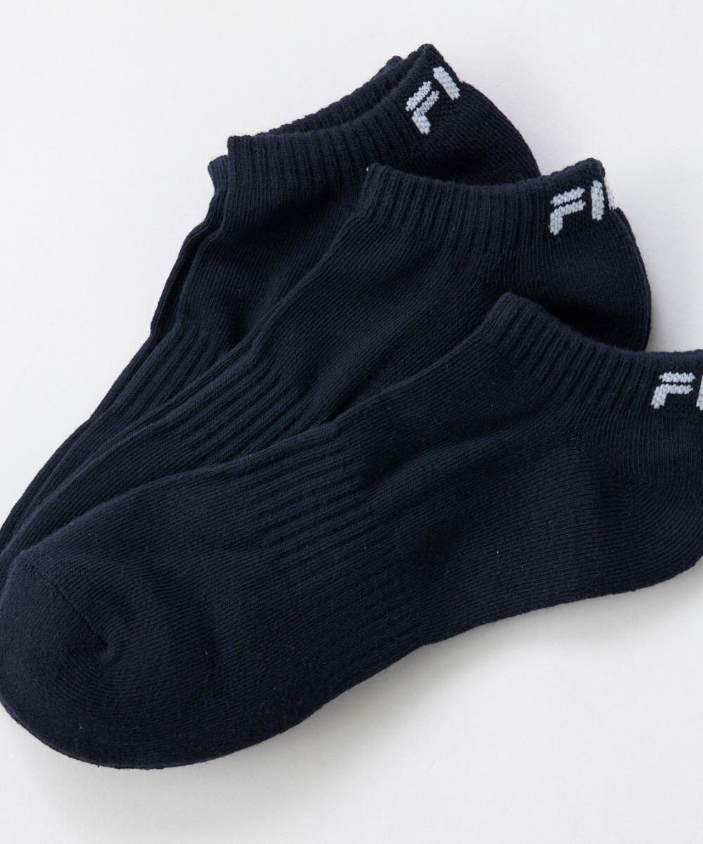 FILA GOLF／marie claire 【FILA GOLF】ジャカードデザイン３Ｐアンクルソックス 