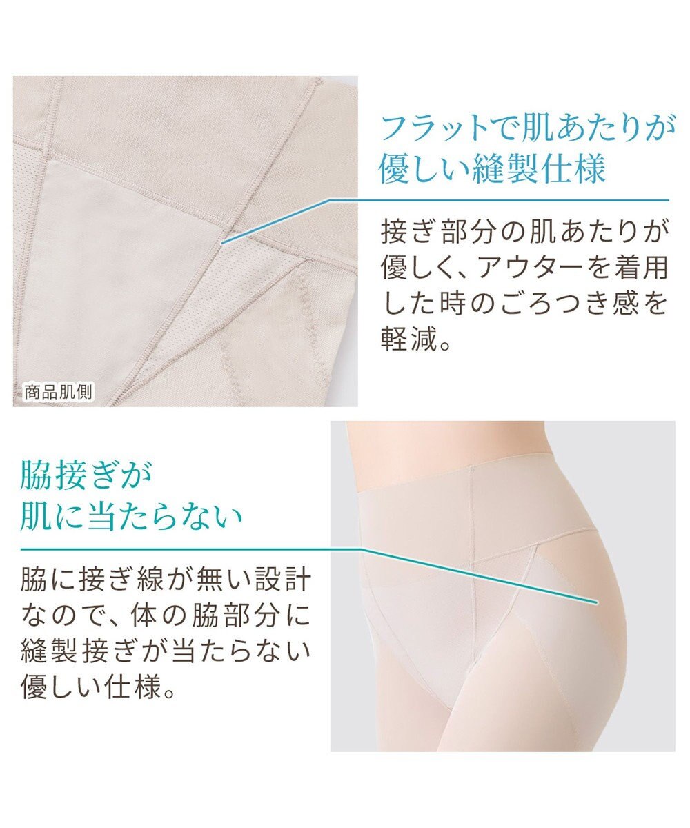 BRADELIS New York 【Yukine inc. 】ゆきねえモアソフト快適ホールドガードル24 接触冷感で汗をかいても快適補正 