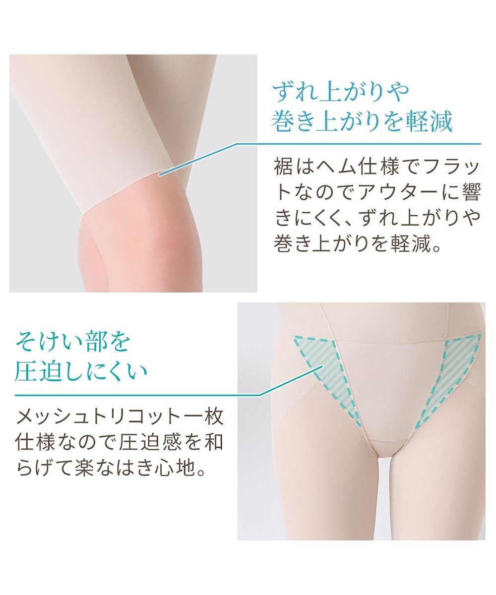 BRADELIS New York 【Yukine inc. 】ゆきねえモアソフト快適ホールドガードル24 接触冷感で汗をかいても快適補正 