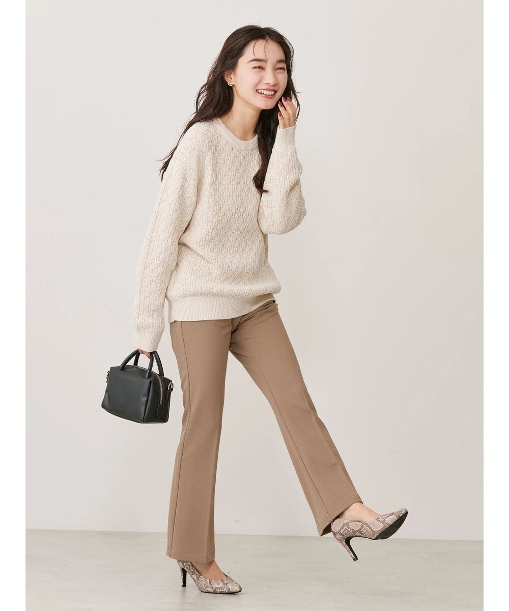 AMERICAN HOLIC 美・美・美ポンチジョーゼットフレアパンツ 