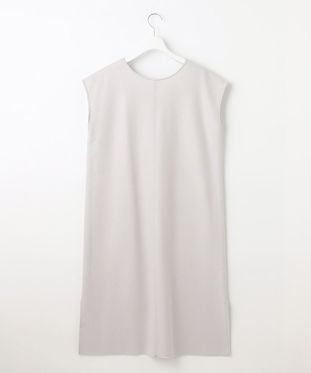 自由区 【WEB限定】ウールミルドジャージー Vネックジャンパースカート 