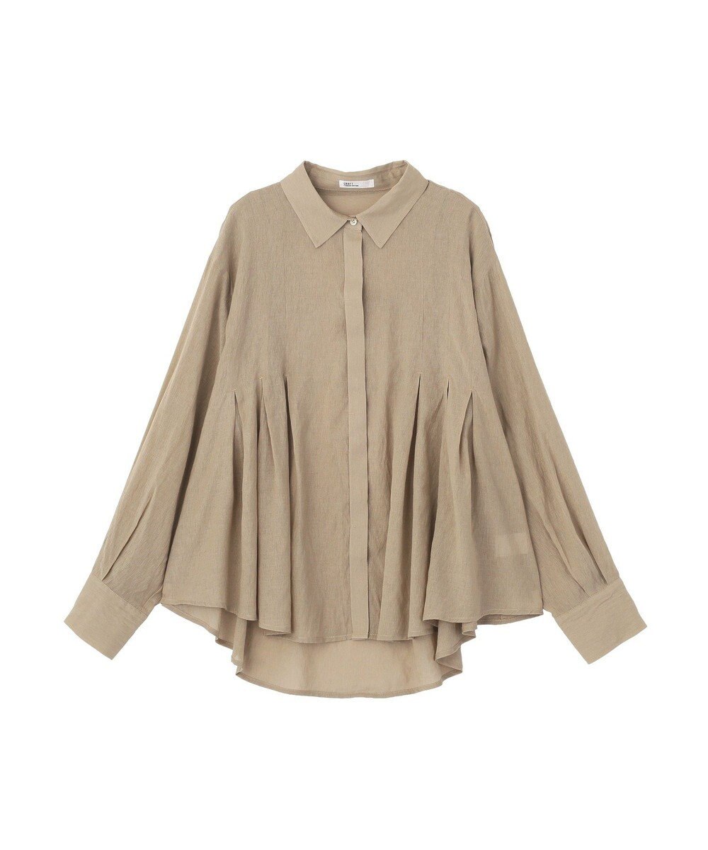 CRAFT STANDARD BOUTIQUE ヴィンテージボイルタックフレアシャツ 