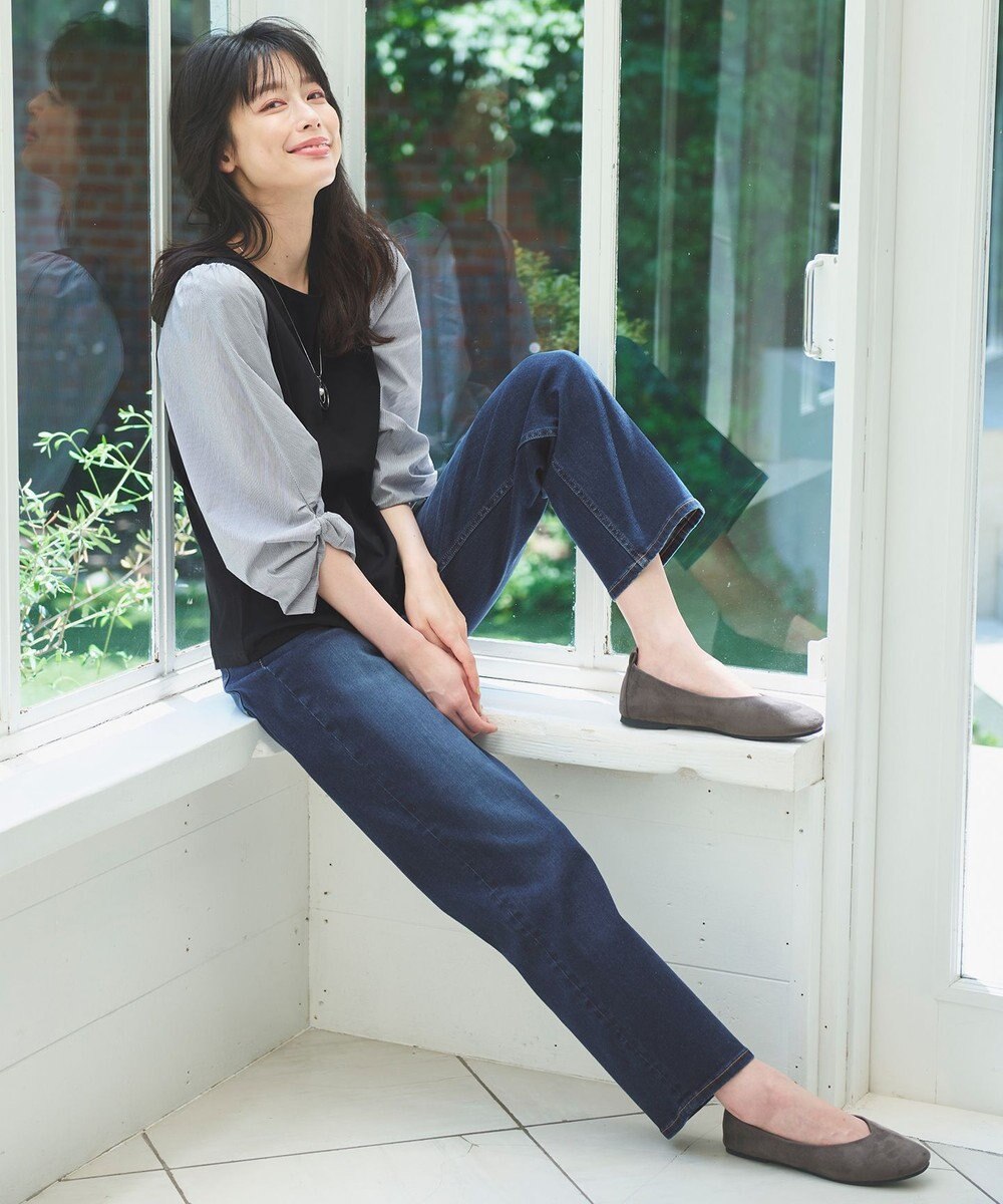 ANY 【ストレッチ】コンフォート美脚 デニムパンツ 