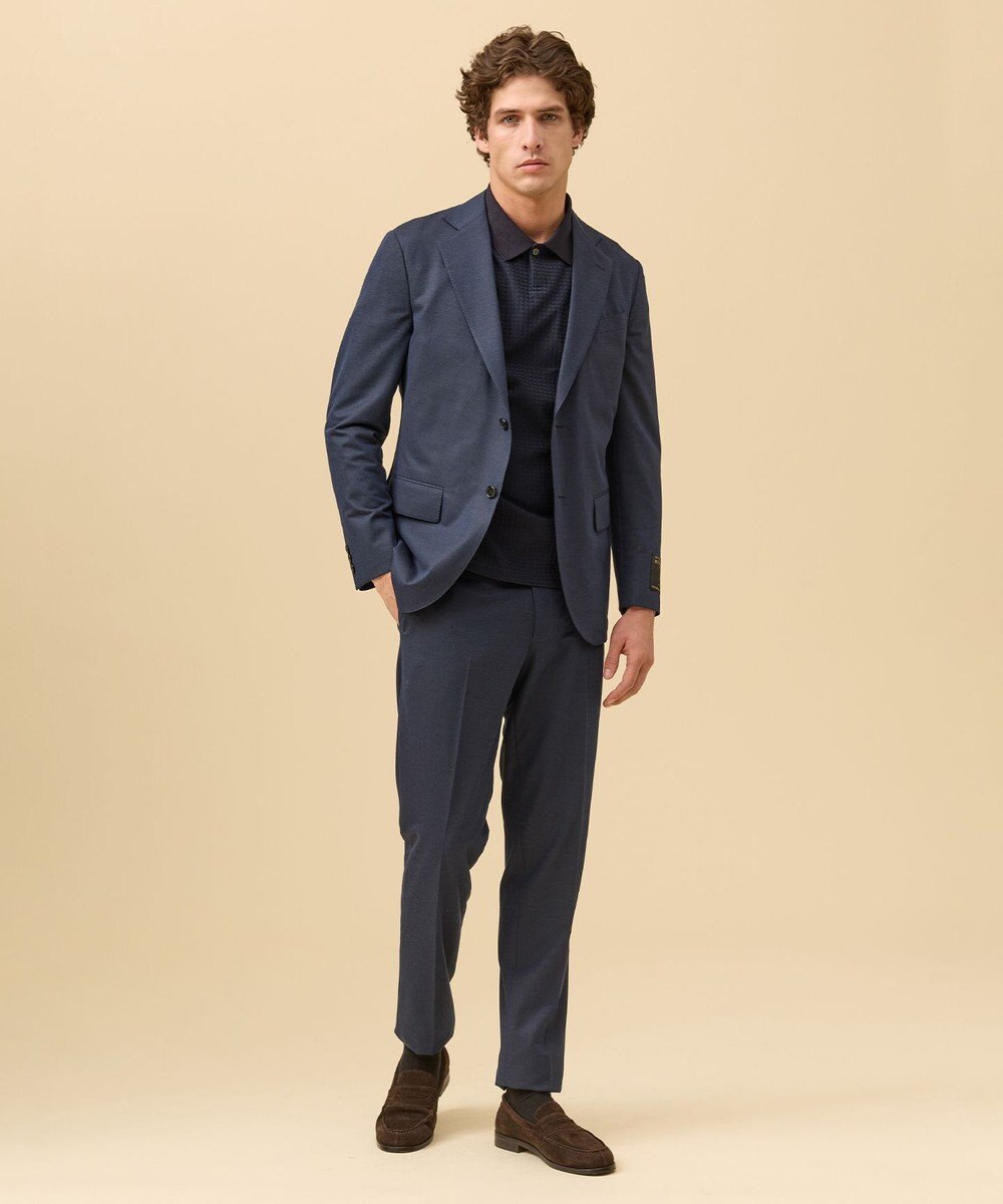 J.PRESS MEN ジャケットインの最適解【接触冷感 / 吸水速乾】【J.PRESS PREMIUM JERSEY】スキッパー ポロシャツ 