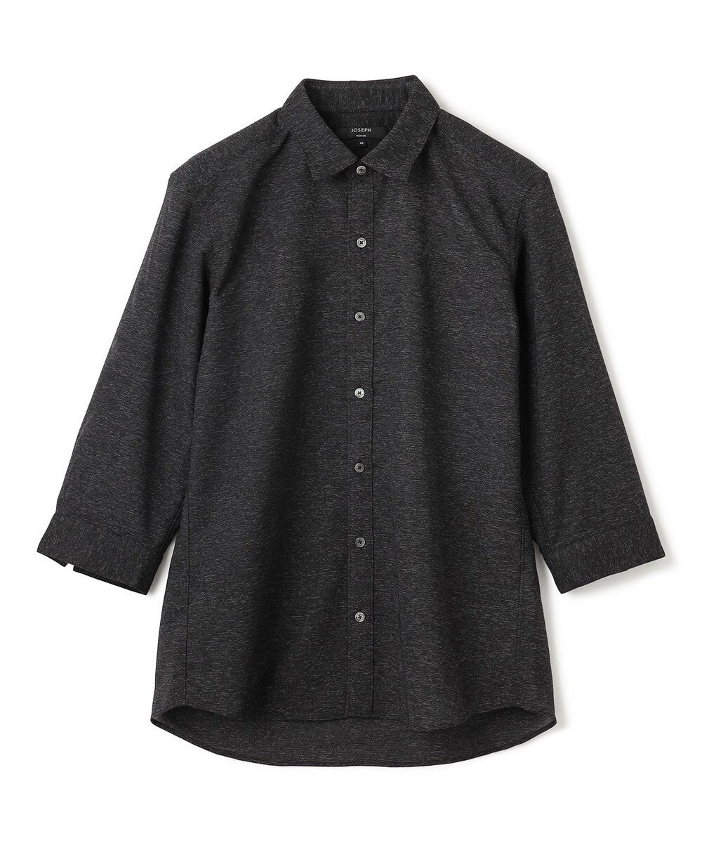 JOSEPH HOMME 新型・新素材【軽量/通気性/清涼感/洗える/ストレッチ】レノクロスストレッチ　7分袖レギュラーカラーシャツ 