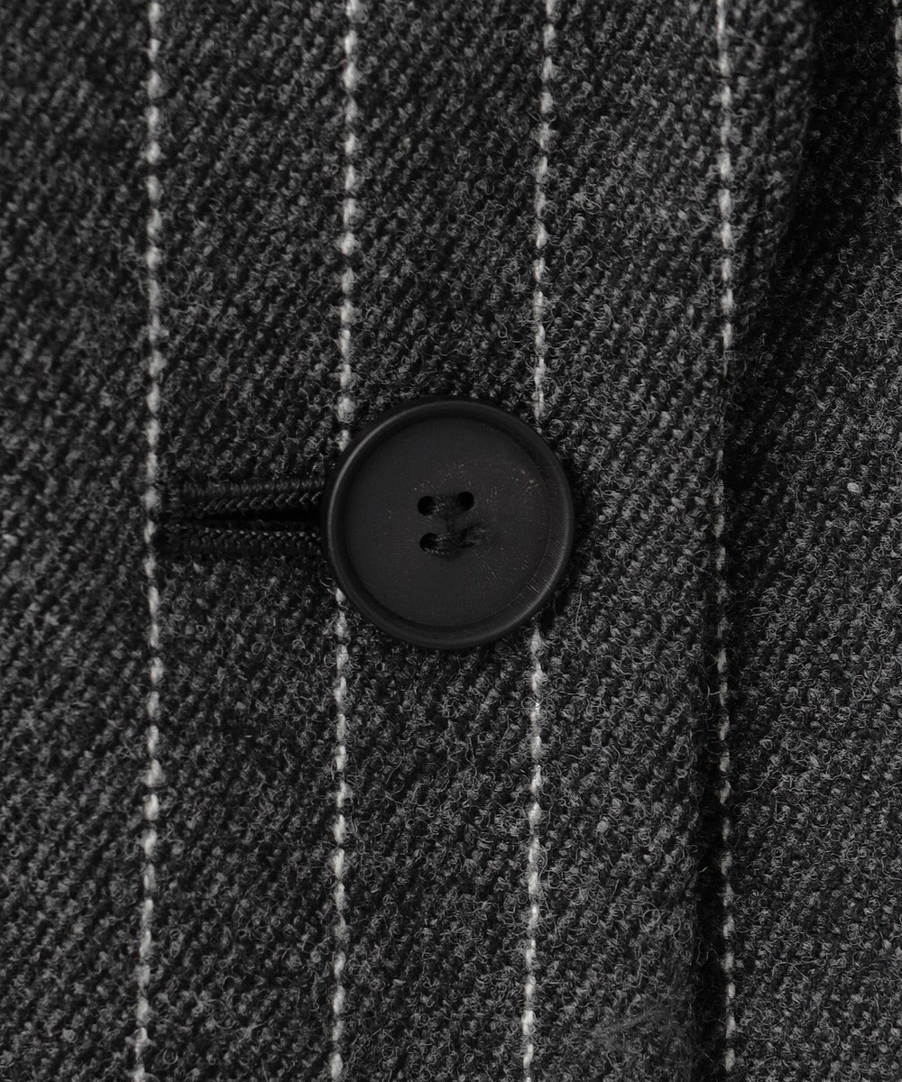 ICB シックツイードストライプ  テーラードジャケット 