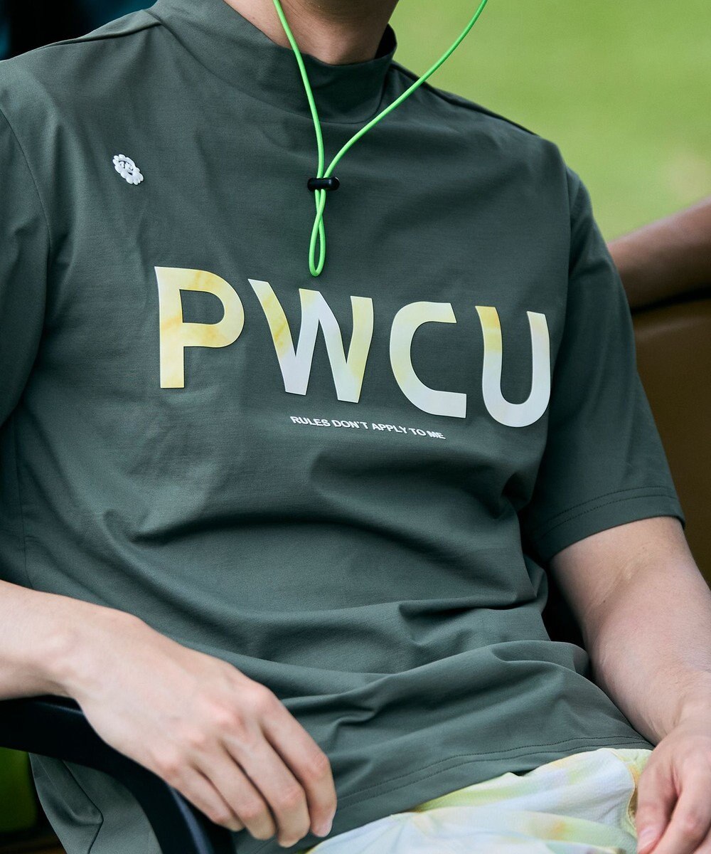 PW CIRCULUS 【吸水速乾 / UV遮蔽率99% UVカット / ストレッチ】【MEN】バックメッシュポケットモックT ゴルフ 