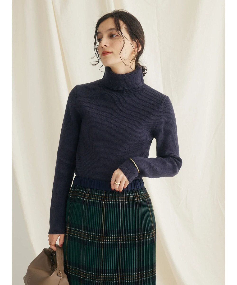 CRAFT STANDARD BOUTIQUE リブタートルネックニットプルオーバー 