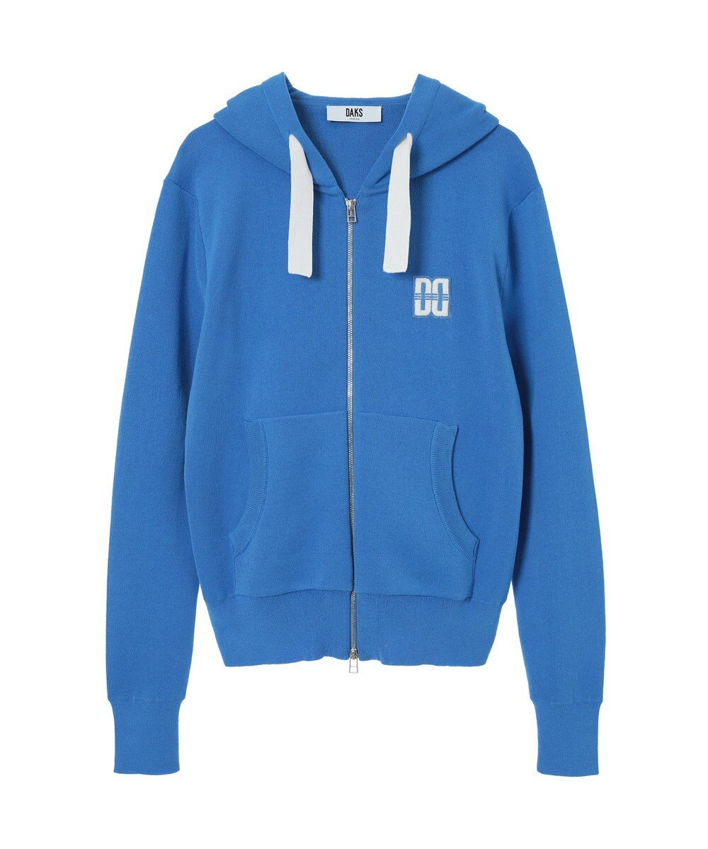 DAKS ロゴジップアップ スウェットパーカー 