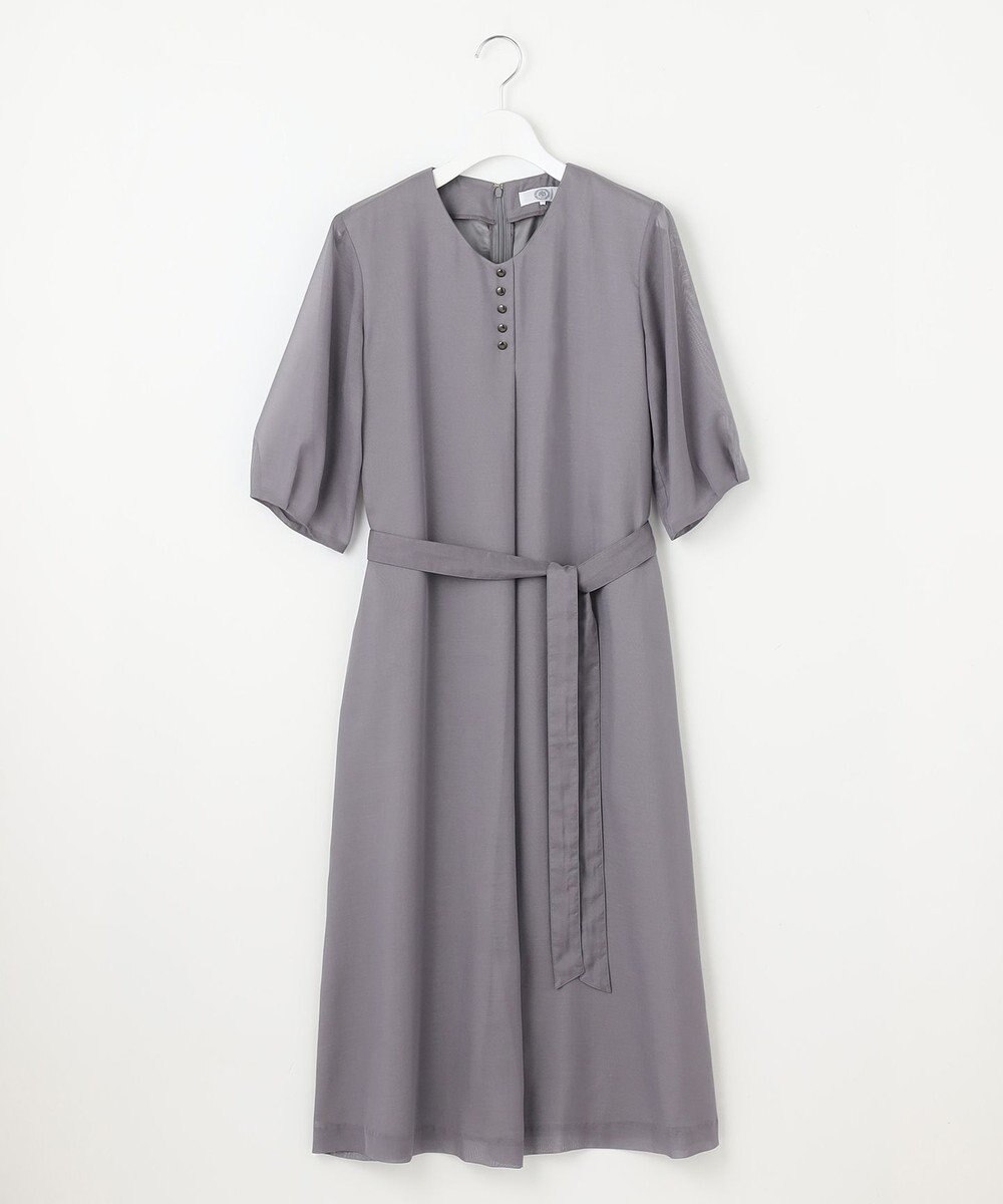 J.PRESS LADIES 【洗える】ブライトスパンボイル ワンピース 