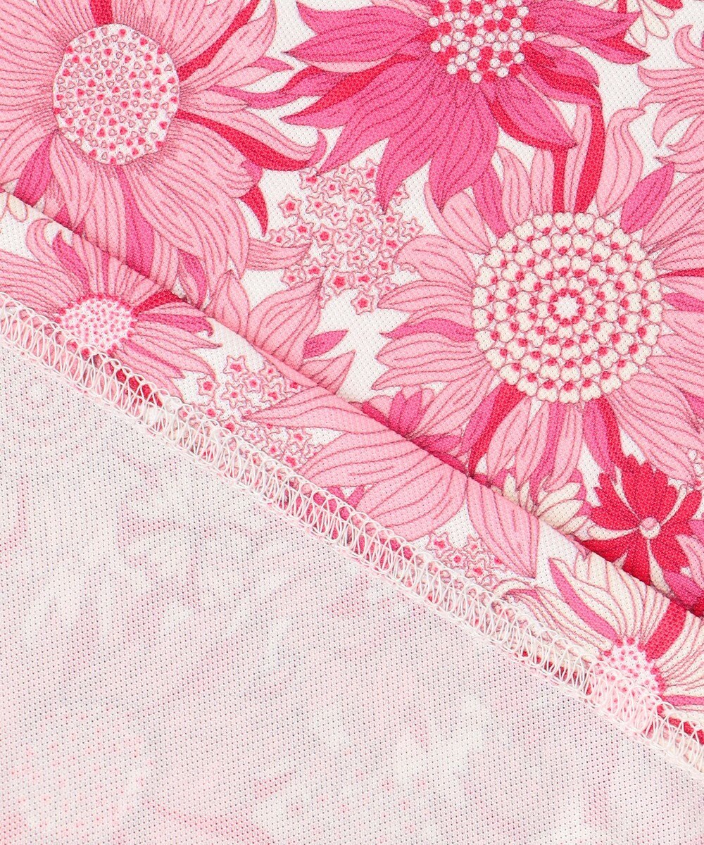 23区GOLF 【WOMEN】【UVケア/吸水速乾】スプリングフラワー柄 半袖ポロシャツ 