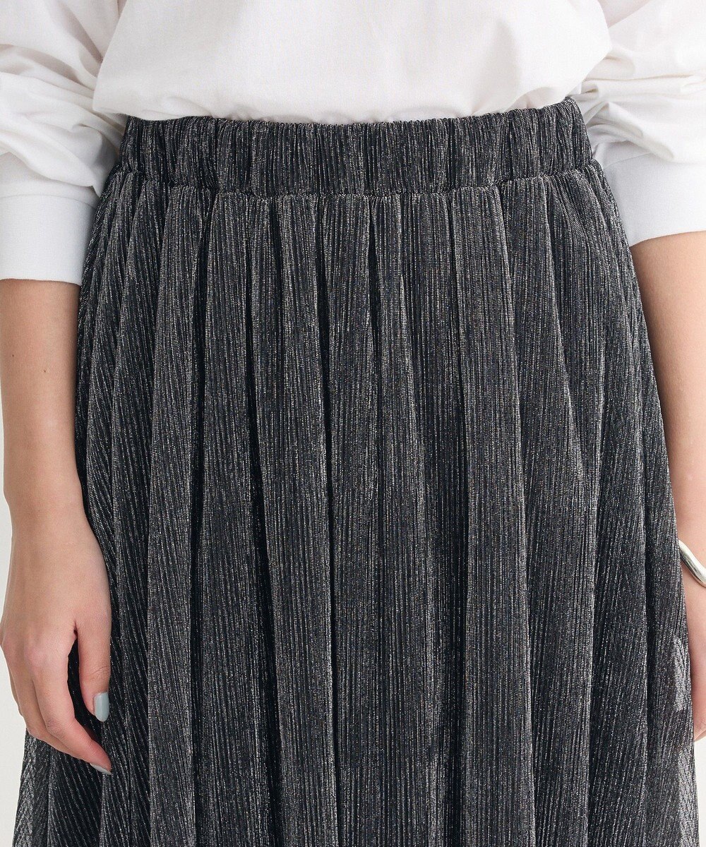 Green Parks ・ＥＬＥＮＣＡＲＥ　ＤＵＥ　ラメプリーツスカート 