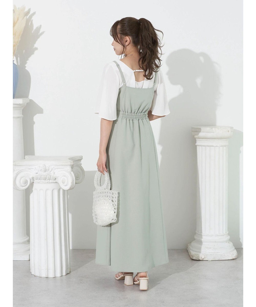 earth music&ecology ＳＥＴ２点ケープ＋キャミワンピース 