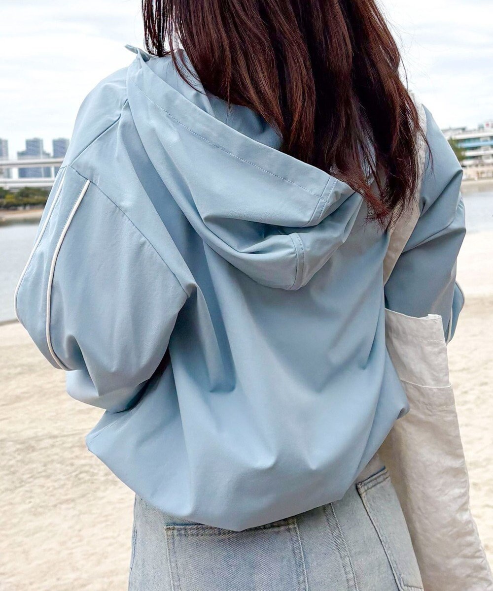 WEGO 【日焼け対策/セットアップ対応】ラッシュガードラインアノラックパーカー 