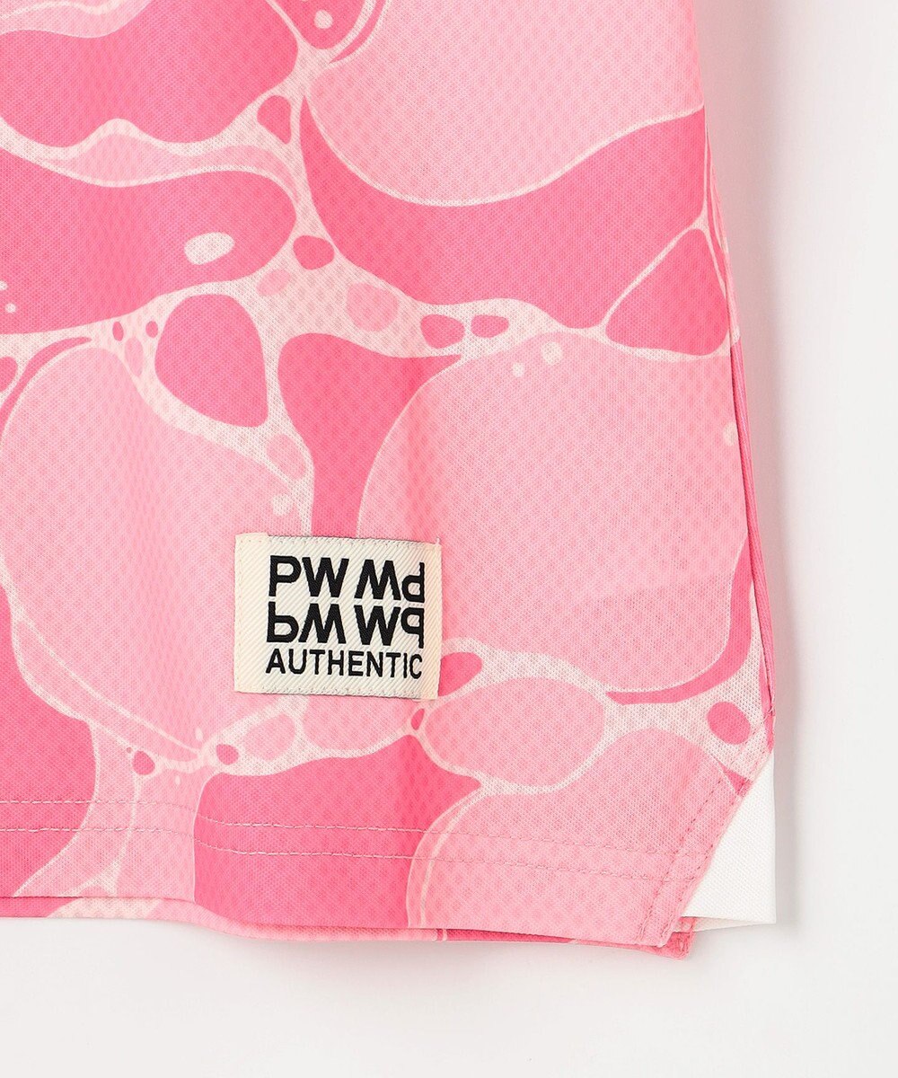 PW CIRCULUS 【MEN】WATER SURFACE プリントモックネックT ゴルフウェア レディース 