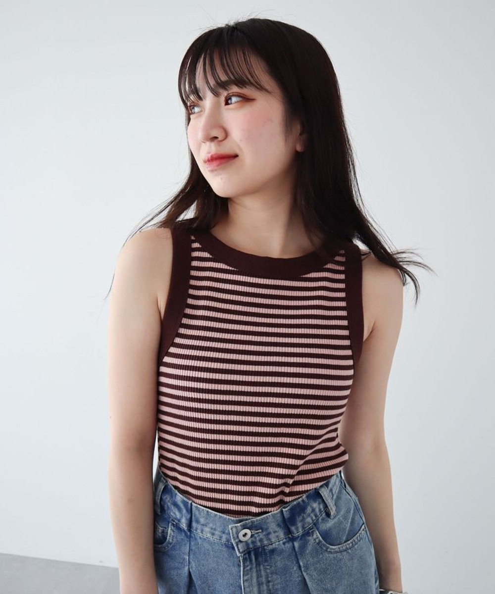 Green Parks ・ＳＵＧＡＲ　ＳＰＯＯＮ　ボーダーアメスリタンクトップ 