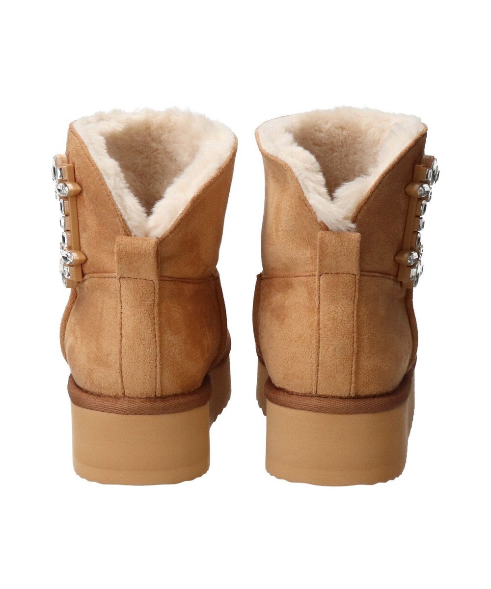 Bridget Birkin 【Bridget Birkin】バックルビジュームートンブーツ 