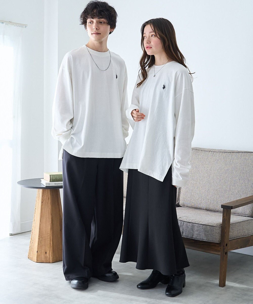 WEGO 【ユニセックス着用ITEM/MLサイズ展開】U.S. POLO ASSN.ワンポイント刺繍LST 