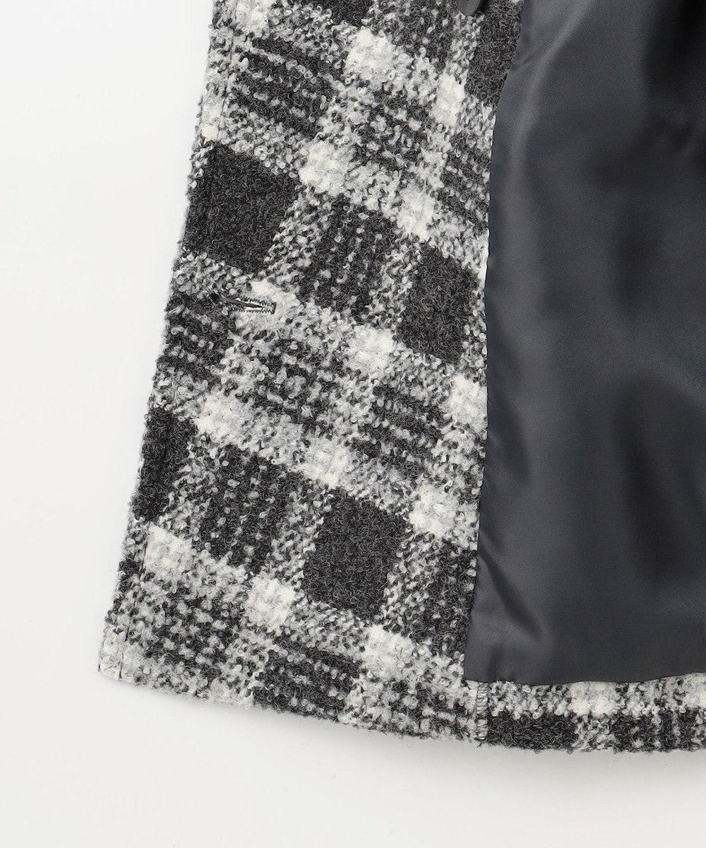 自由区 S BALLIループミルドチェック コート 