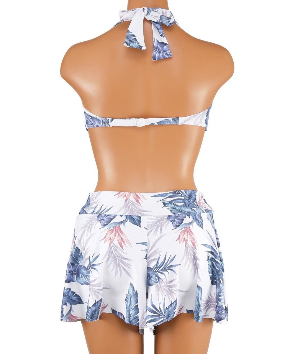 San-ai Resort（三愛水着楽園） 【新色ホワイト＆パープル入荷】４点セット水着　9M・11L【San-ai Resort（サンアイリゾート）】 