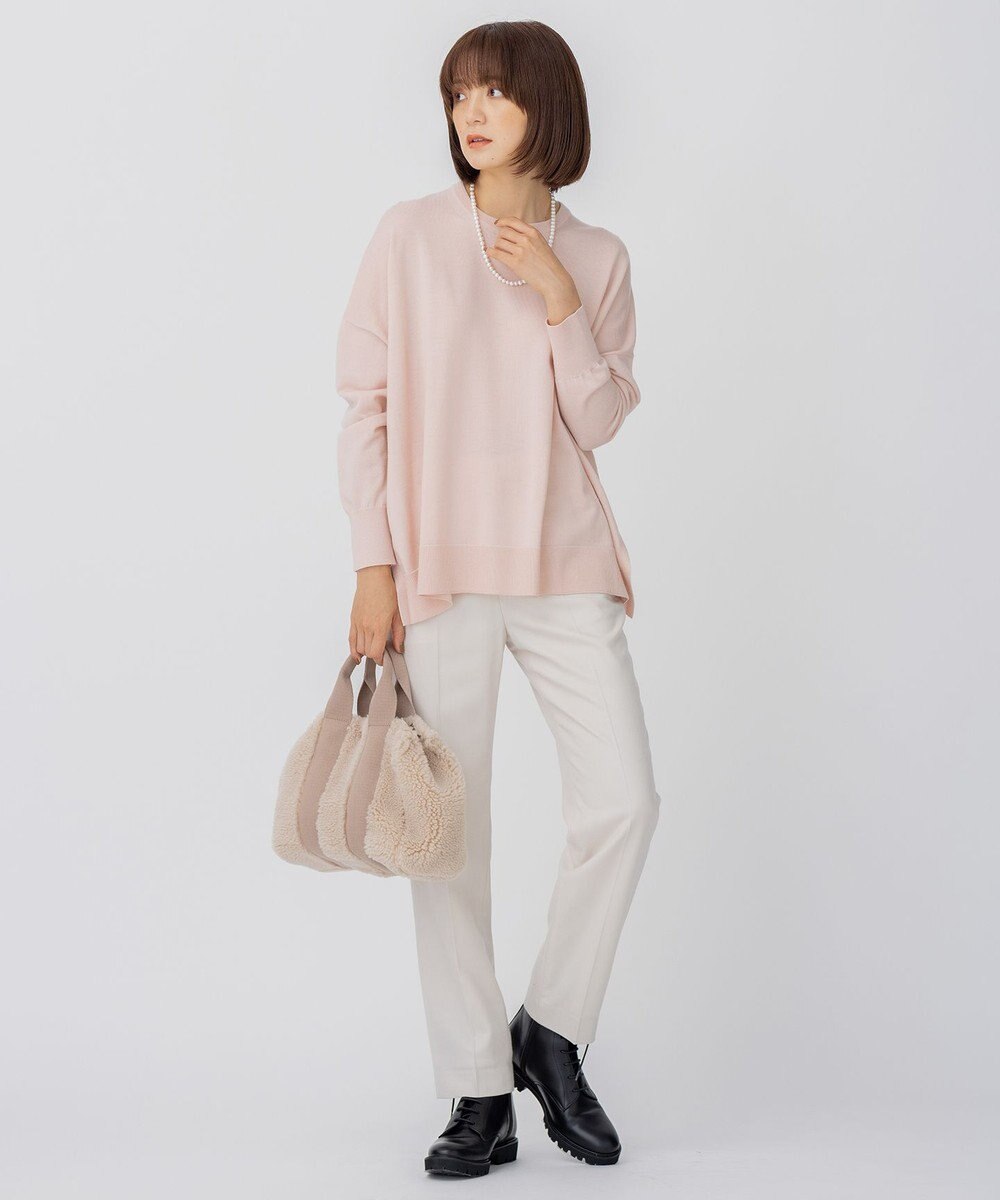 23区 【CLASSY.1月号掲載】ウールミルドストレッチ テーパードパンツ 