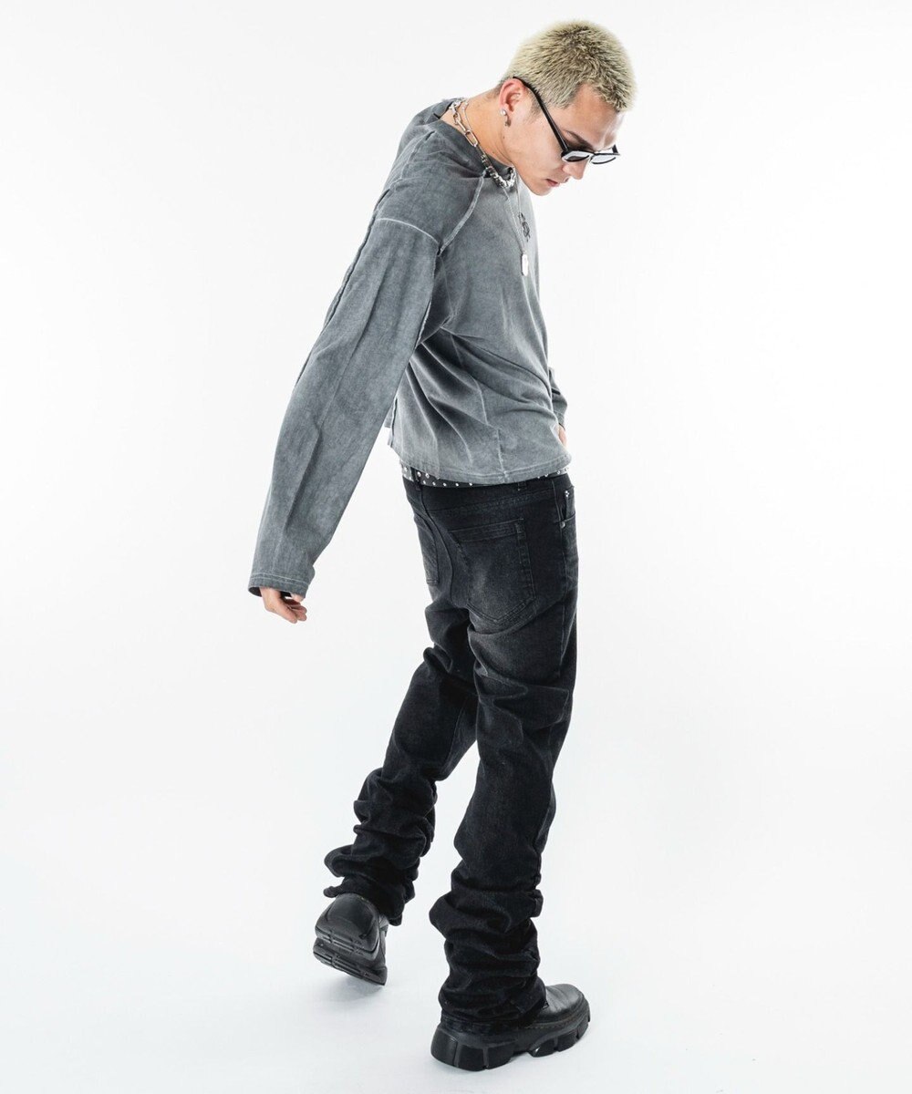 WEGO 【ユニセックス着用ITEM】コールドダイスウィッチングT（LS） 