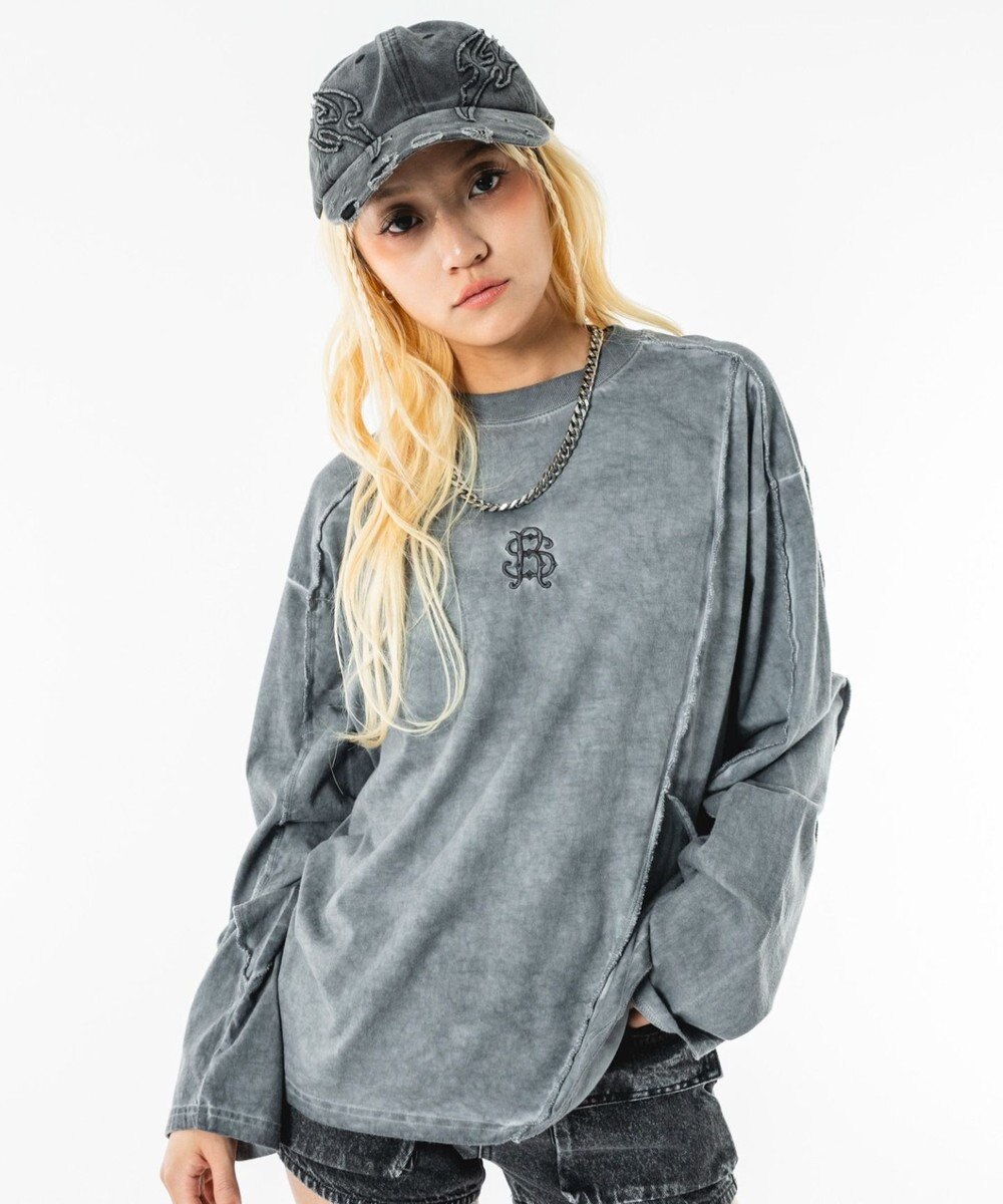 WEGO 【ユニセックス着用ITEM】コールドダイスウィッチングT（LS） 