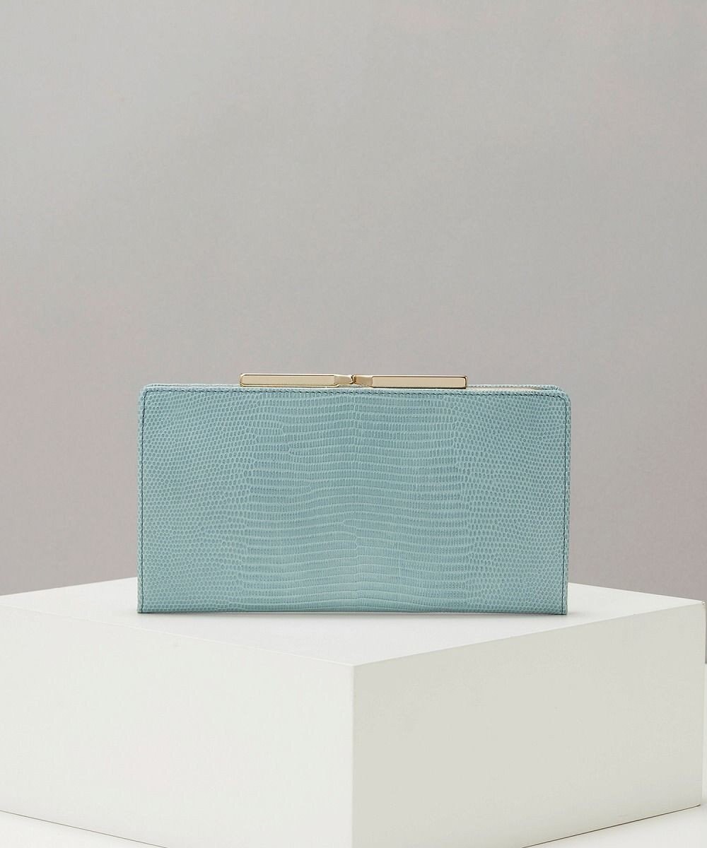 TOPKAPI 【TOPKAPI】イタリアンレザーリザード型押し がま口長財布 LUCIA ルチア 