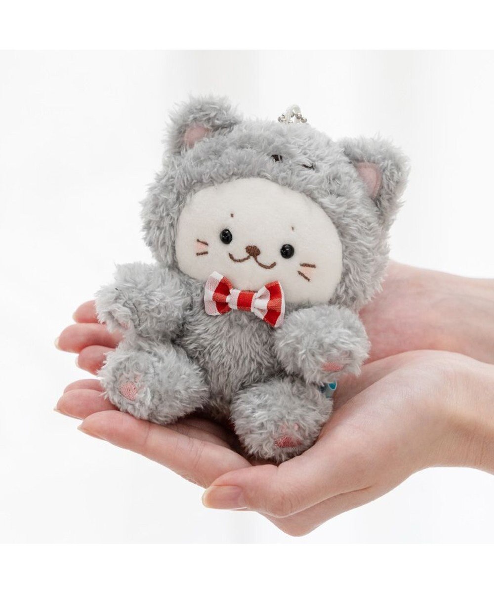 Mother garden しろたん 猫キーホルダー 《グレー》 単品 