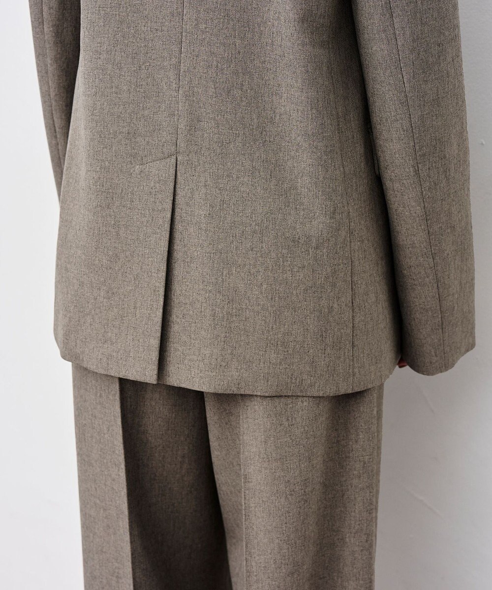 uncrave ウォッシャブルウールライクツイル ジャケット 