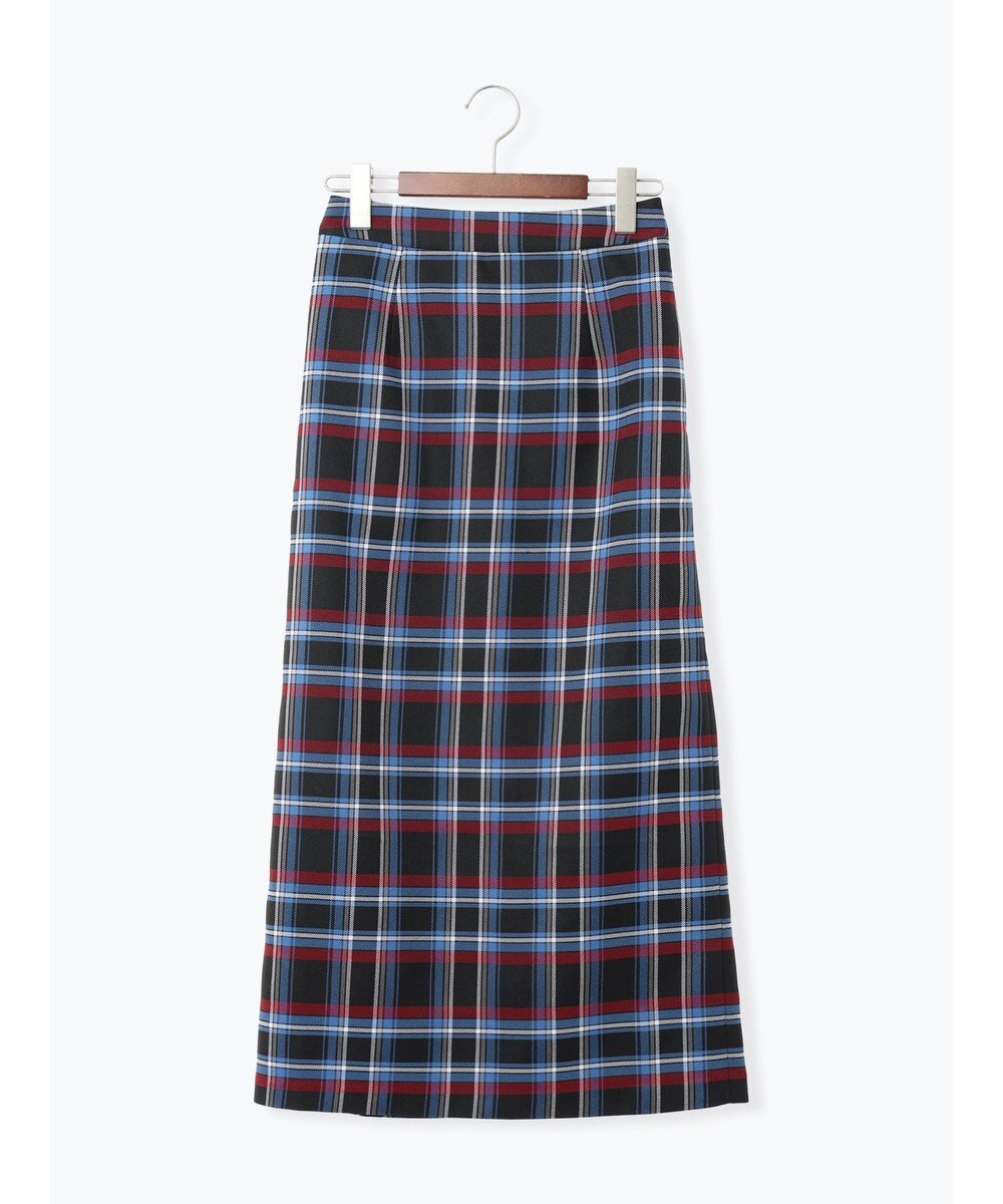 Te chichi チェックナロースカート 