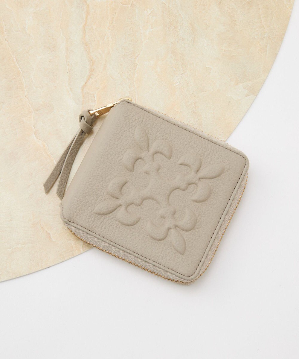 russet エンボスモノグラムラウンドウォレット(SO-431) 