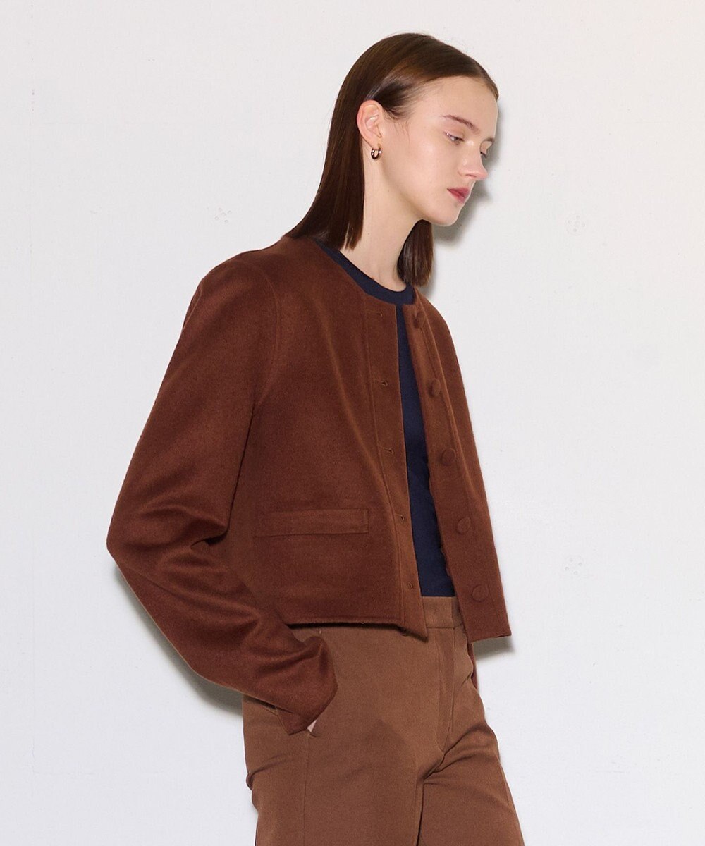 JOSEPH ライトダブルフェイス　ショート丈ジャケット 