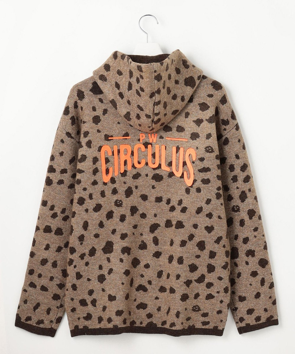 PW CIRCULUS 【MEN】SNOW LEOPARD柄フーディー 