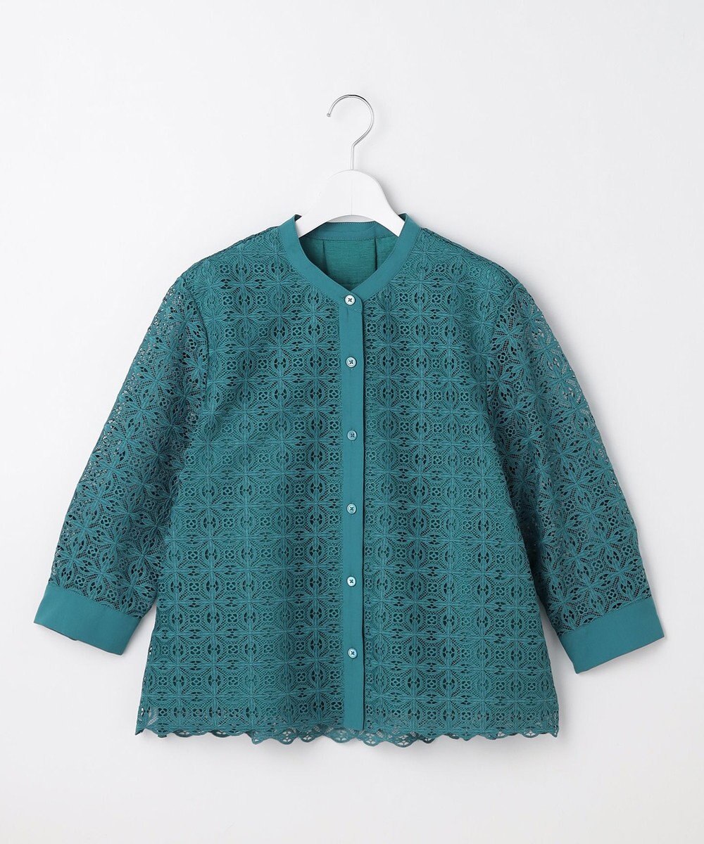 自由区 【カタログ掲載】ジオメトリックレース ブラウス 