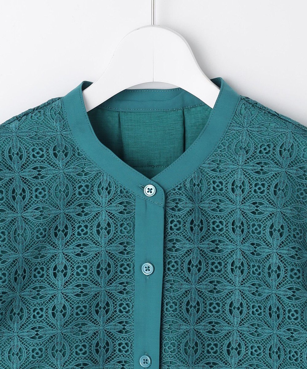 自由区 【カタログ掲載】ジオメトリックレース ブラウス 