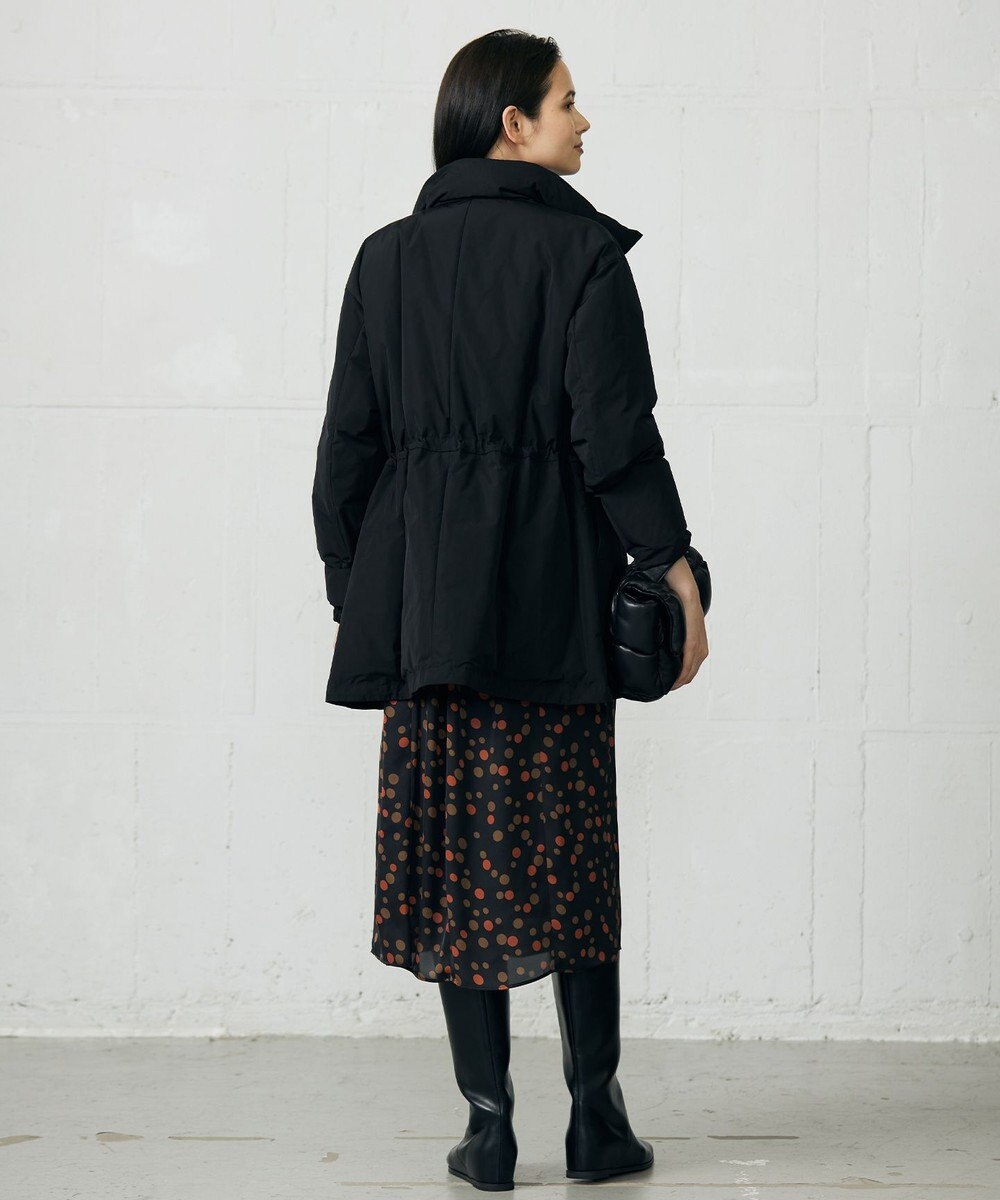 自由区 L 【17号サイズまで展開・カタログ掲載】マイクロタッサーダウンスタンドカラー コート 