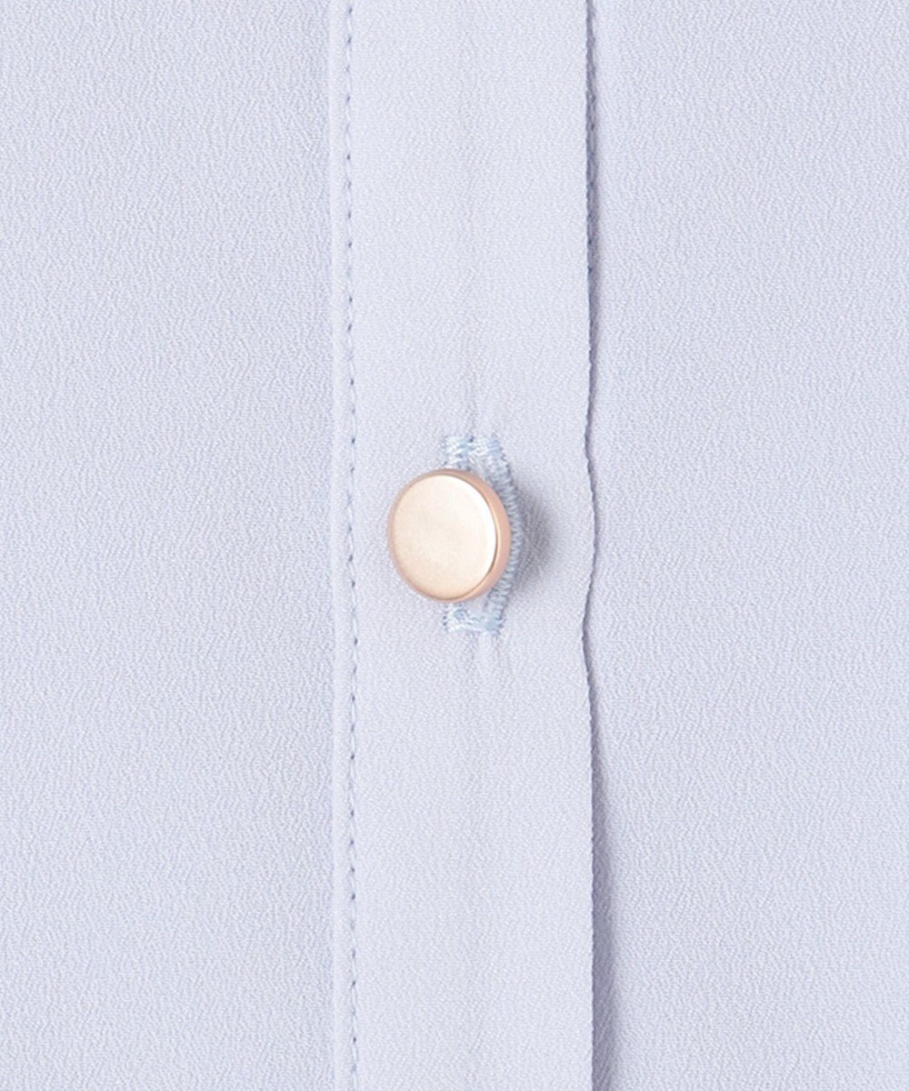 ANY SIS L 【洗える】ジョーゼットプリーツコンビ ブラウス 