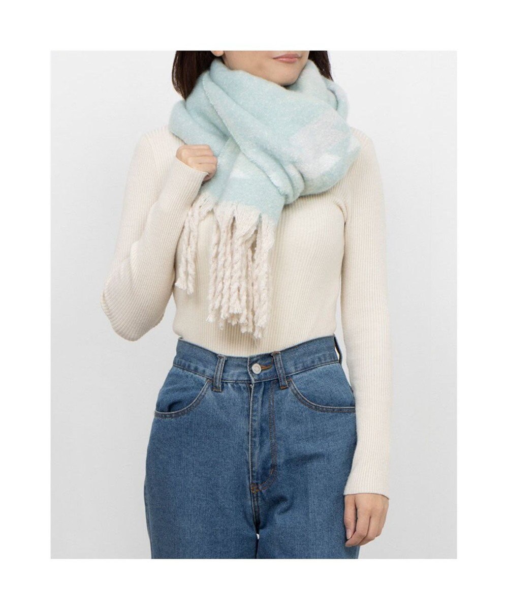 UNBILLION カシュネ cache nez / リサイクルポリオルテガ柄ジャカードストール 