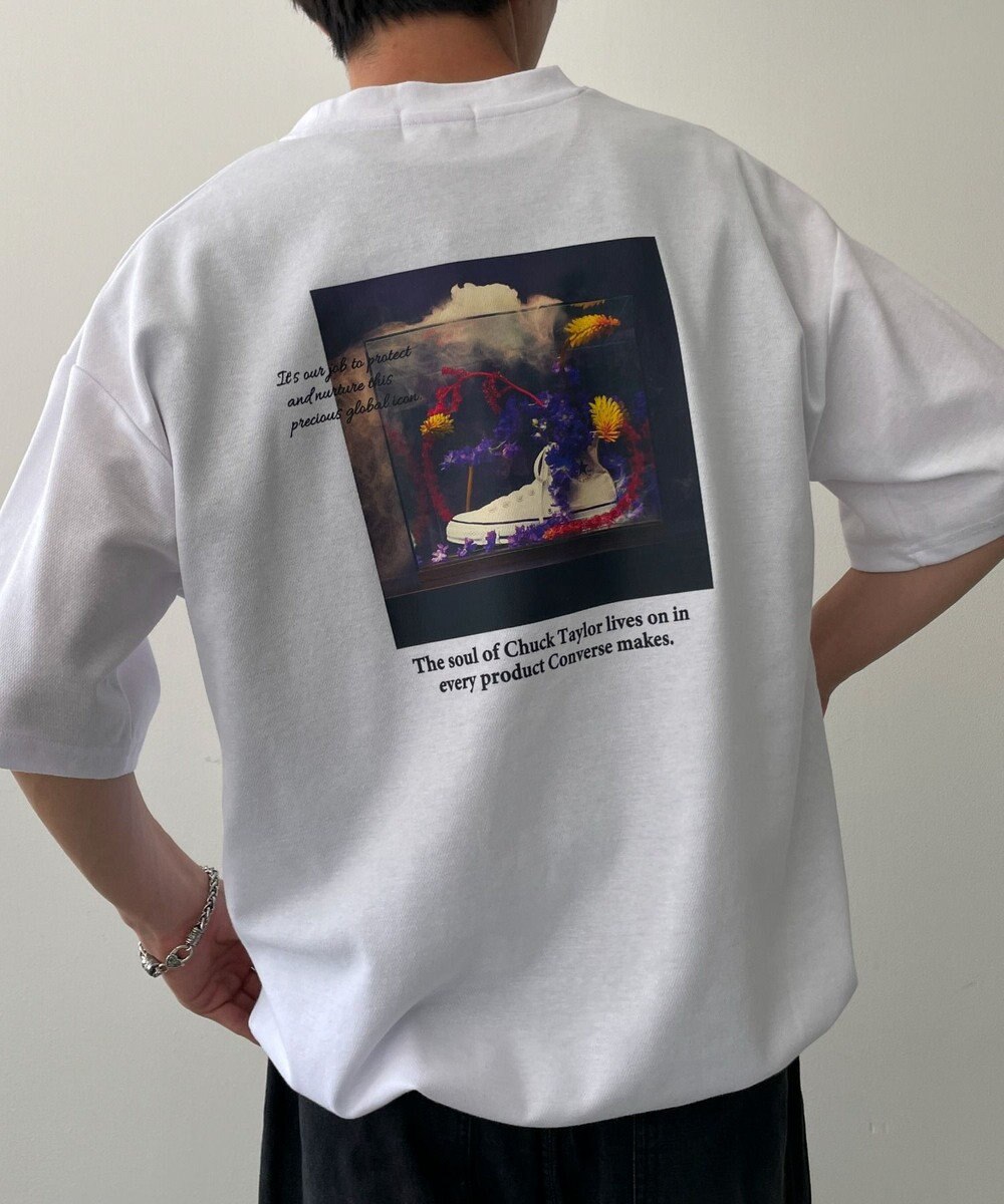 WEGO 【速乾】CONVERSEフォトプリントドロストＴ 