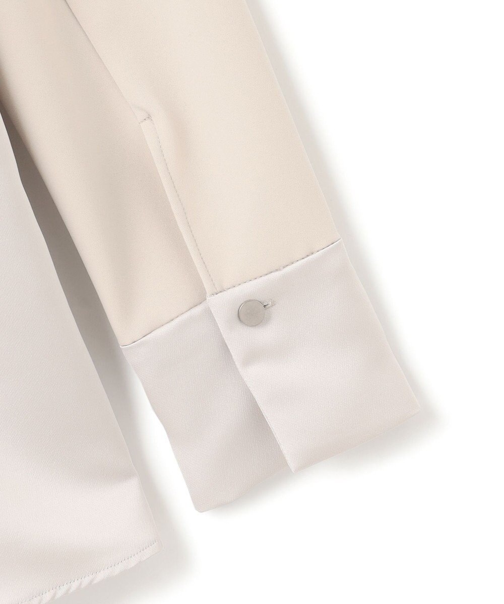 ICB L 【洗える】ミリオーネダンボールニット ペプラムブラウス 