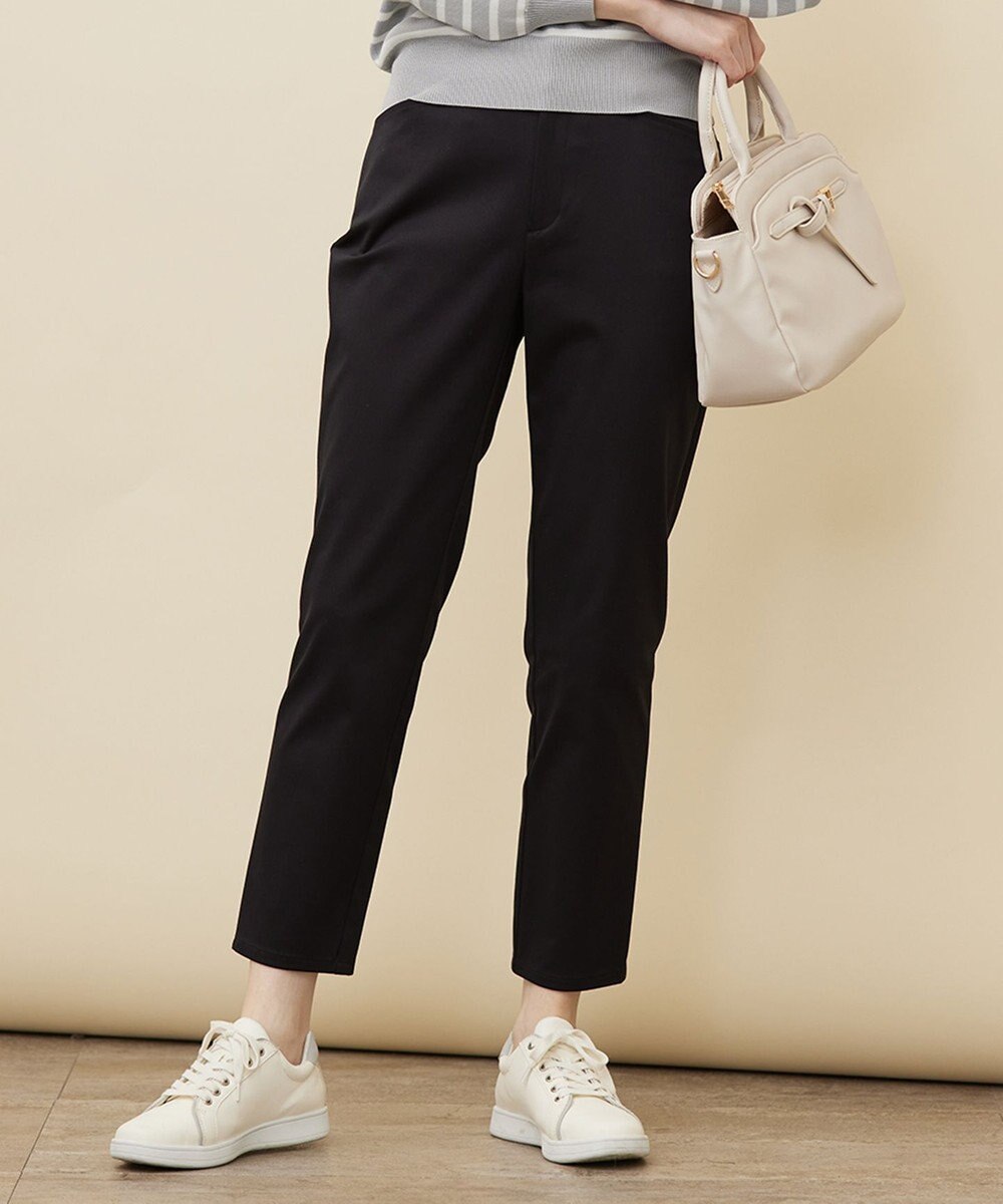 ANY SIS 【撥水機能】サテンストレッチビューティー パンツ 