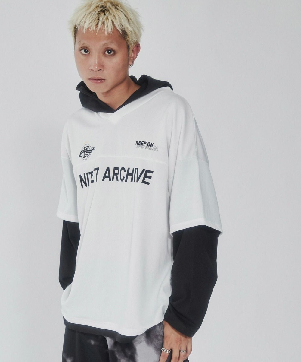 WEGO メッシュレイヤードTパーカー（LS） 