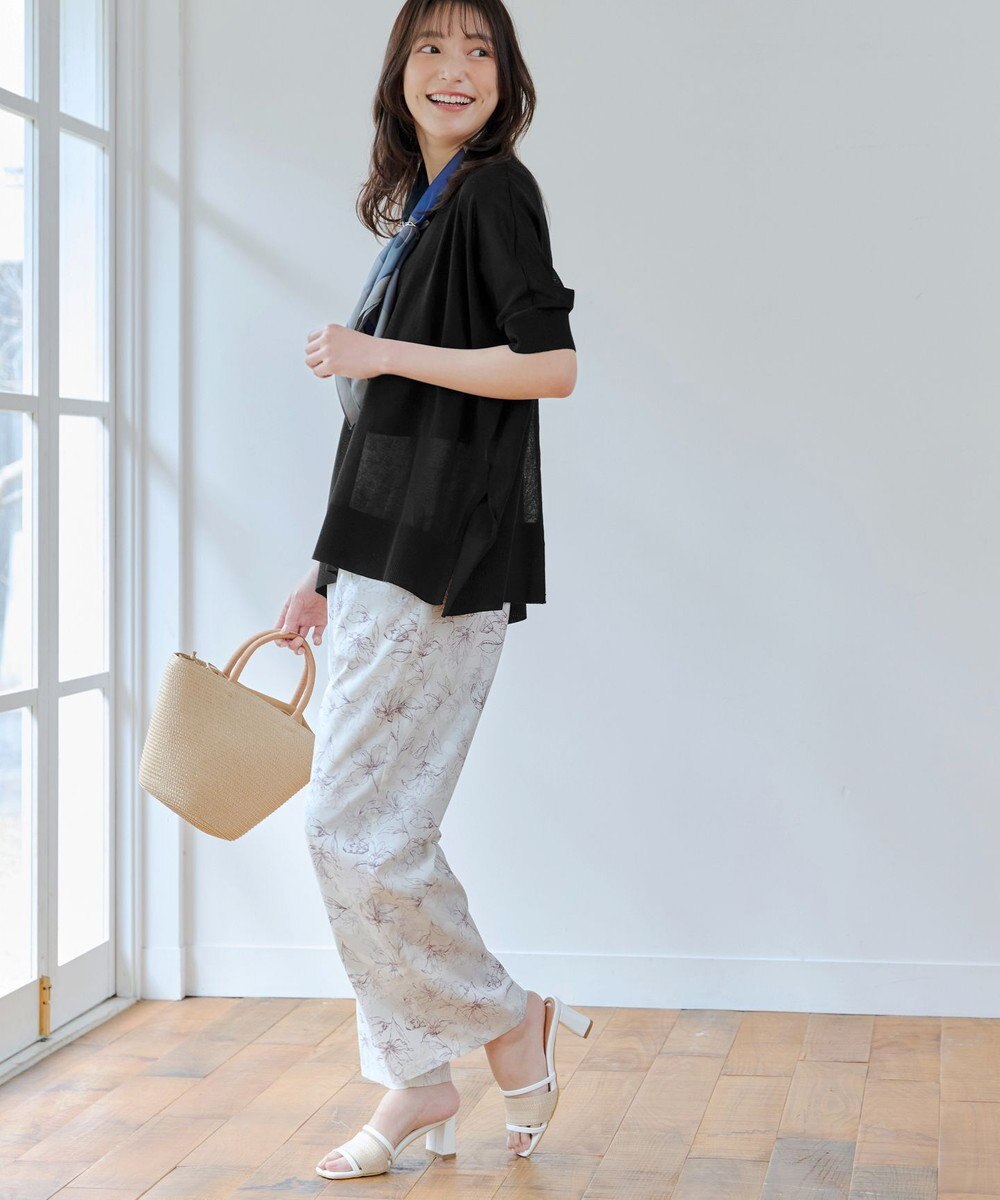 Tiaclasse 【洗える】アソートプリントワイドパンツ 