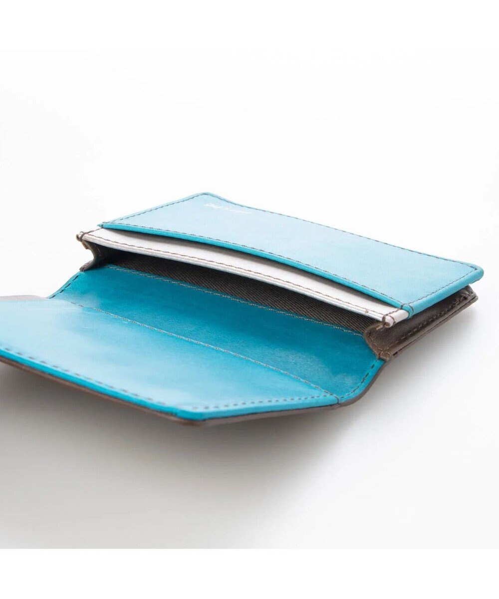 UNBILLION perche 牛革カラーコンビカードケース 