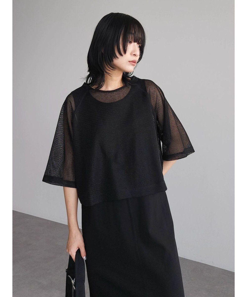 Green Parks ＳＥＴ２点　メッシュ＋ノースリーブワンピース 