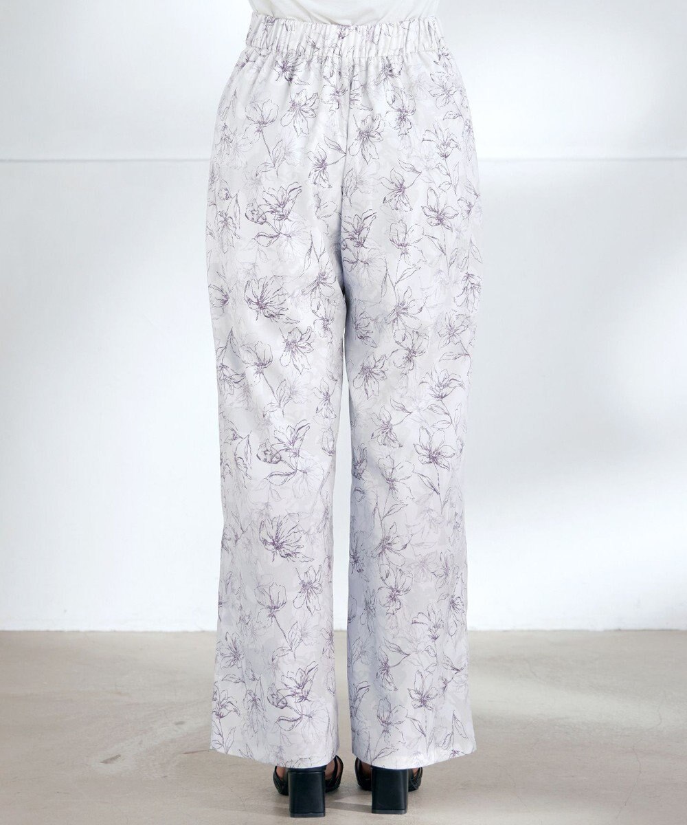 Tiaclasse 【洗える】アソートプリントワイドパンツ 